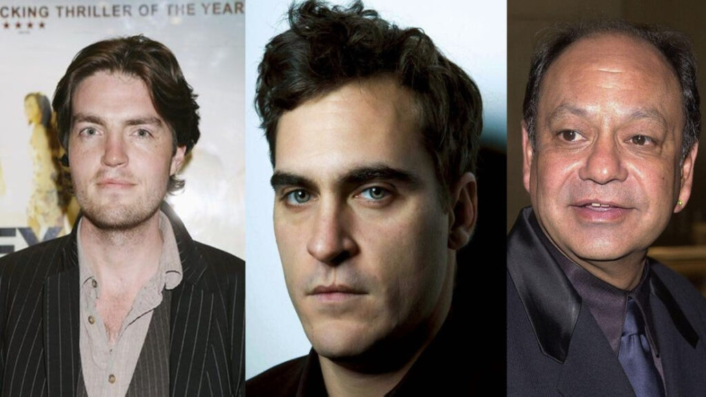 Tom Burke, Joaquin Phoenix e Cheech Marin